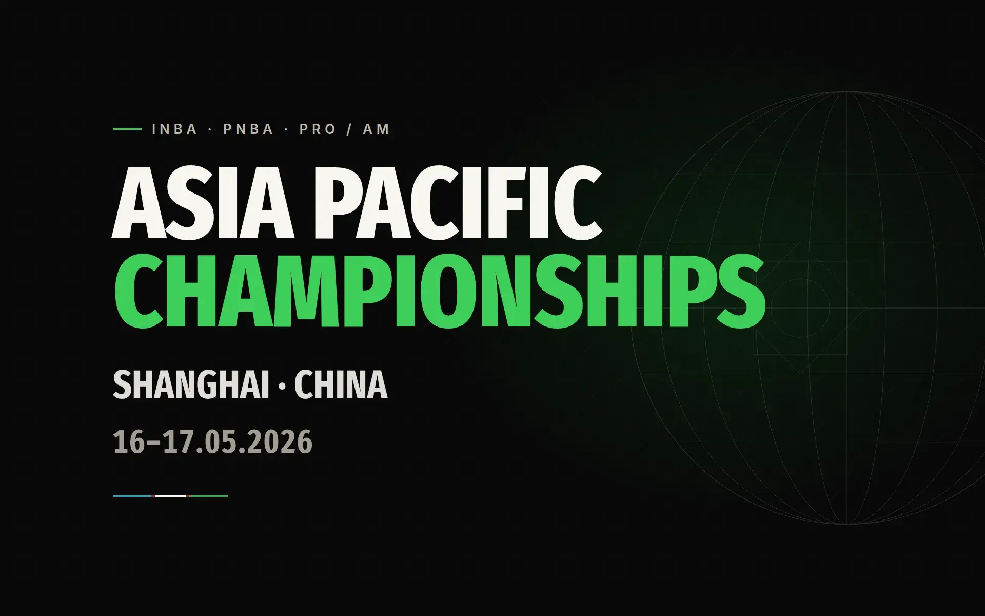 INBA PNBA Pro/Am Asia Pacific Championships 2026 — cover